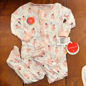 Magnetic Me Pink Ballerina Kids Pajamas